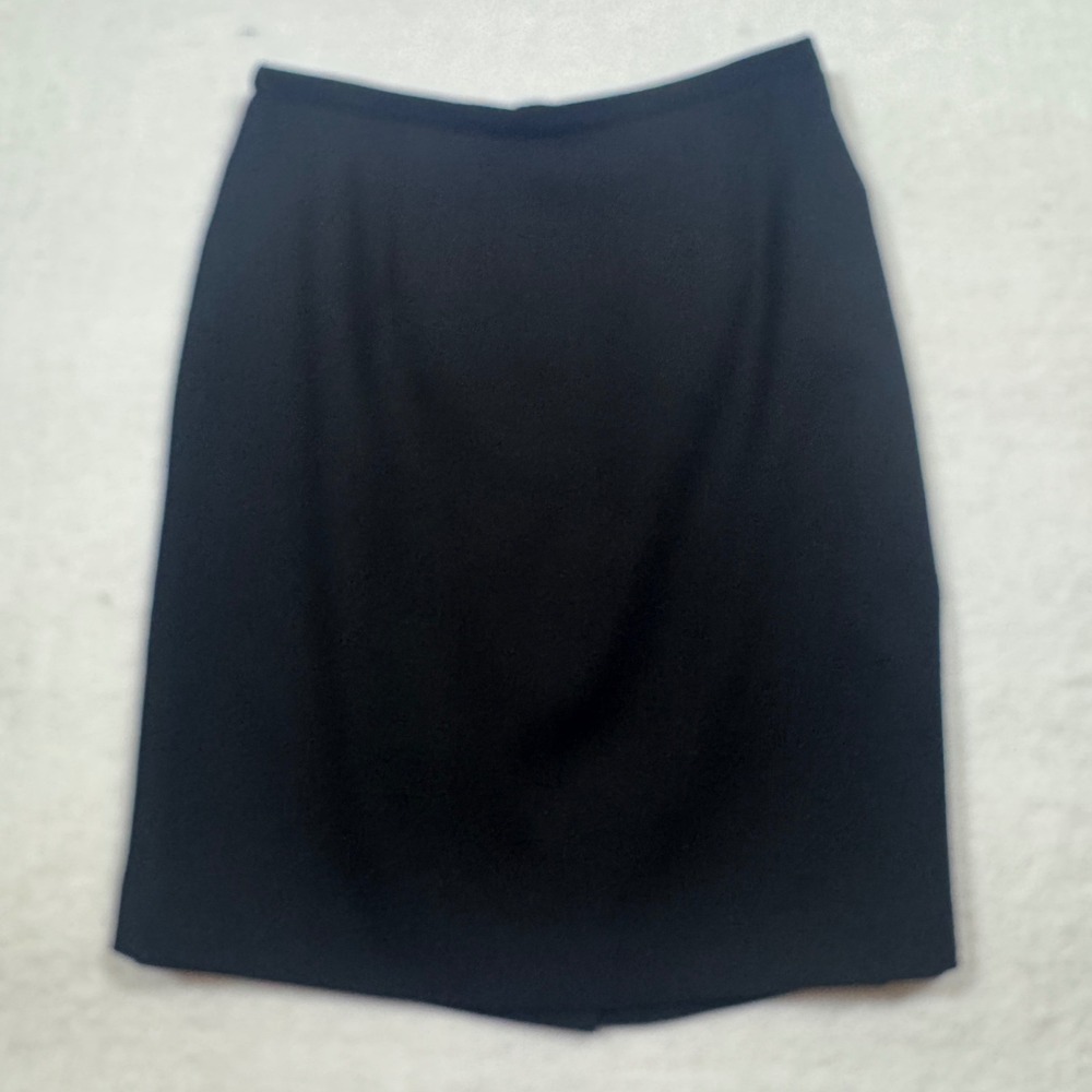Karen Scott Womens Black Pencil Skirt Size 8 Lined‎ Knee Length Work Office